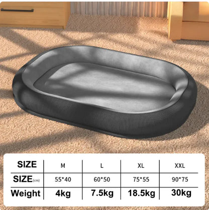 All-Season Washable Dog Bed – Cozy & Detachable Cushion