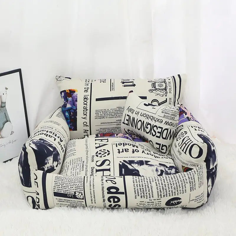 Nid de Sofa pour Animaux Automne Hiver en Toile