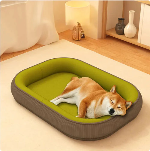 All-Season Washable Dog Bed – Cozy & Detachable Cushion