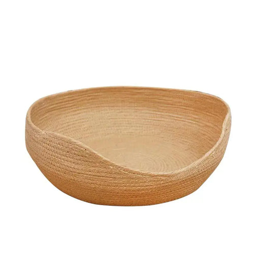 Lit pour Chat Tissé à la Main avec Fonction Rafraîchissante pour Animaux de Compagnie